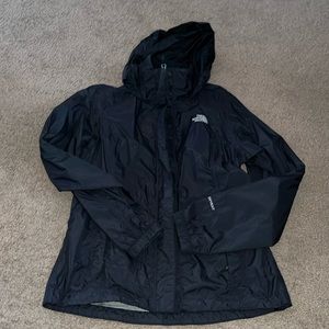 Women’s gently used black hyvent the north face size medium jacket